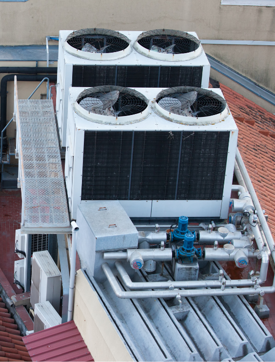 Vier grote industriële ventilatiesystemen